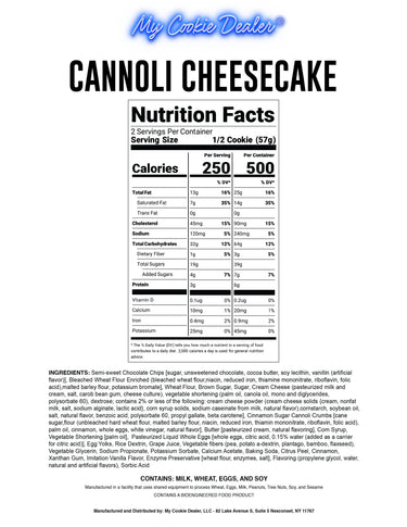 Cannoli Cheesecake Cookie Retail